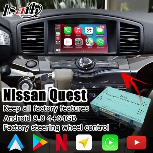 Android / carplay interface box for Nissan Quest Elgrand E52 2011-2017 video interface with Patrol Pathfinder 370z by Lsailt