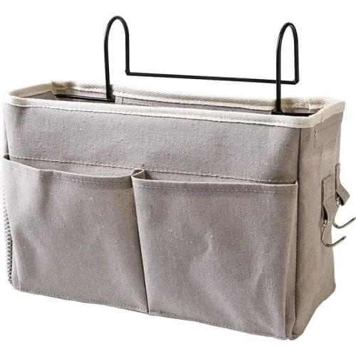 Creative Cloth Storage Bag Hanging On The Head Of The Bed Storage Accessories Dormitory Upper And Lower Shop Storage Box