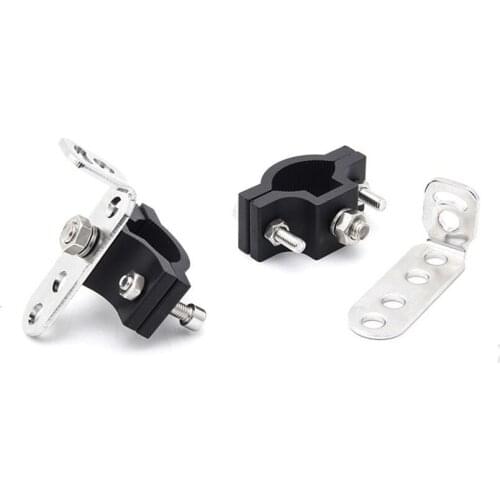 Stainless steel Motorcycle LED Headlight Bracket 20mm-29mm For Cafe racer Chopper 2pcs