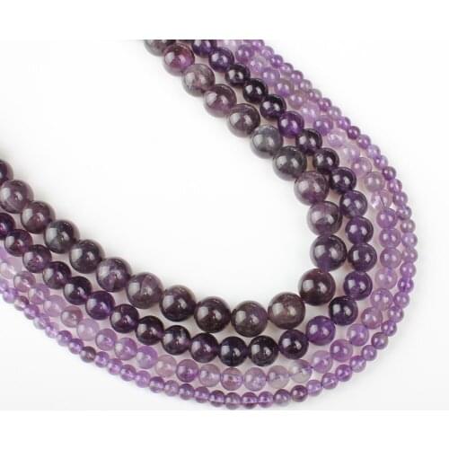 Natural Semi-precious Stone 4mm6mm8mm10mm crystal Round Beads Star Jewelry DIY Necklace Bracelet Jewelry Accessories 16 Inch