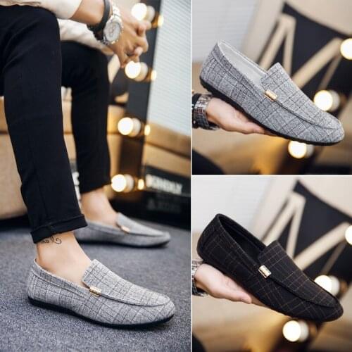 Hot Men Loafers Men Shoes Casual Shoes 2019 Spring Summer Light Canvas Youth Shoes Men Breathable Fashion Flat Footwear