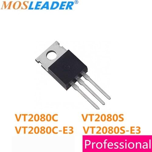 Mosleader 50pcs TO220 VT2080C VT2080S VT2080C-E3 VT2080S-E3 VT2080 VT2080C-E VT2080S-E