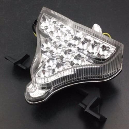 Motorcycle Clear Tail Brake Stop Turn Signal Integrated LED Light For Yamaha YZF R1 YZF-R1 2009-2010