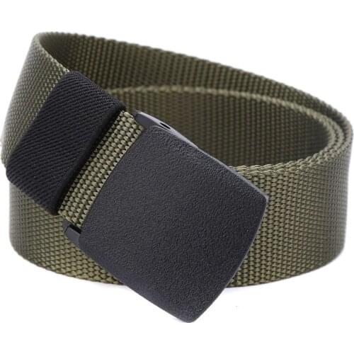 2019 new fashion belt man new brand YUIYE casual metal buckle canvas mens belt outdoor camping survival training tactical belt