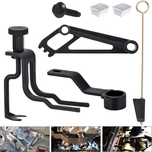 Cam Phaser Crankshaft Position Timing Chain Valve Spring Compressor Engines Repair Tools Kit for Ford 4.6L/5.4L/6.8L 3V