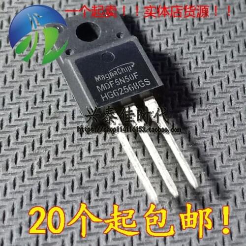 Original new 5pcs/ MDF5N50F 5A/500V TO-220F
