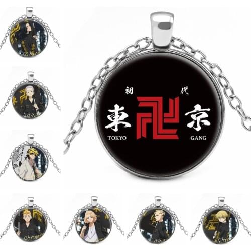 Tokyo Swastika Tokyo Revengers Necklace Anime Peripheral Pendant Sweater Chain