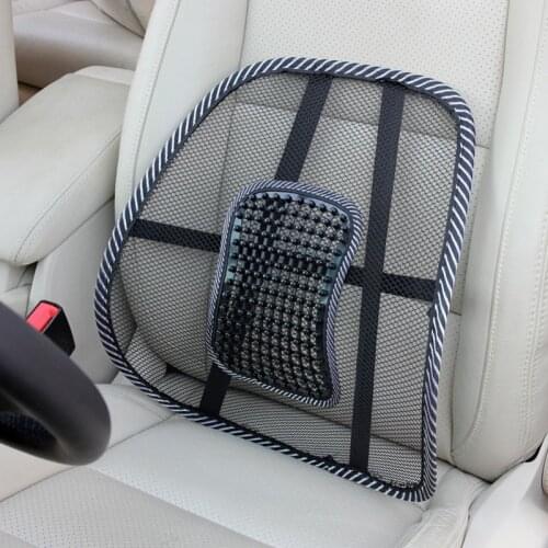 Chair Back Support Massage Cushion Mesh Relief Lumbar Brace Car Truck Office Home Cushion Seat Chair Lumbar Back Support Chair