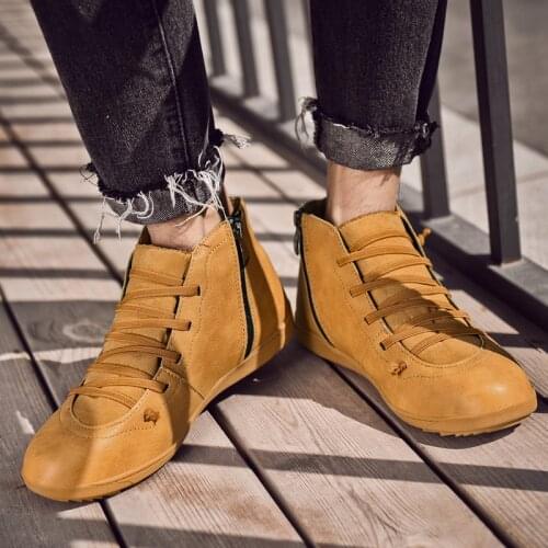 Casual Shoes Men Mens Dress Boots Ankle Men For Mens Military Boot Casual Shoes Sneakers Cowboy Man Coturno Leather Rubber