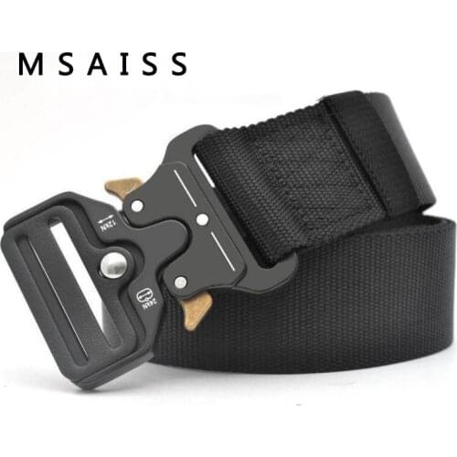 Belt Male Quick Release Buckle Tactical Military Canvas Belt Outdoor Tactical Belt Mens Military Nylon Belts Army Ceinture Hom
