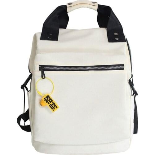 Nylon Women Backpacks Teenage Girl Student School Bags Fashion Travel Backpack for Female Bag Solid Color Ladies Laptop Backpack