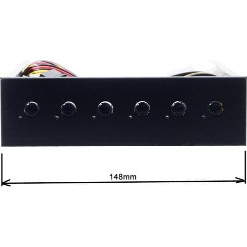 Intelligent Control Management System 6 Hard Disk Control System HDD SSD Power Switch with 5.25 CD-ROM Bay