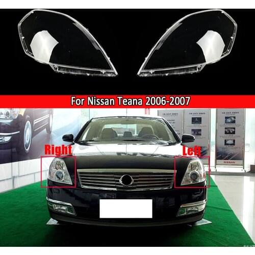 Car Front Headlight Headlamp Lens Replacement Auto Shell Cover For Nissan Teana 2006 2007 Transparent Lampshade Lampcover
