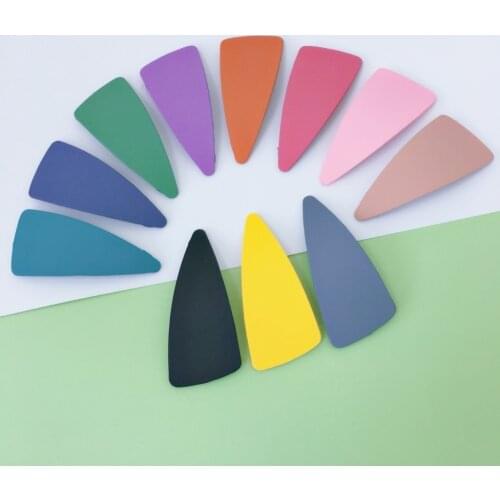 Hair Clip Hairpin For Women Girl Acrylic Solid Geometric Korean Handmade Fashion Head Accessories Mujer Wholesale