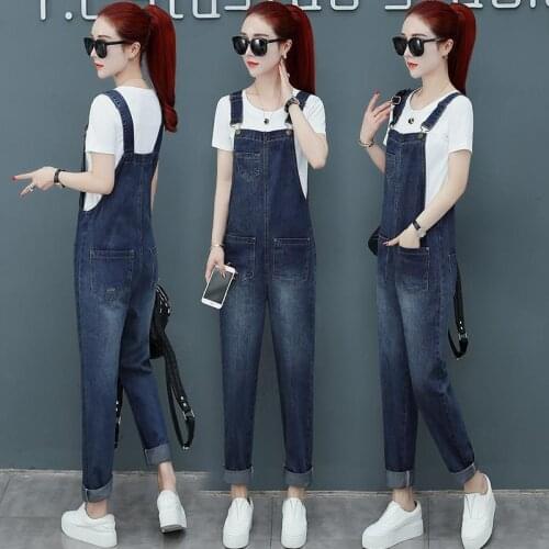 Women clothing denim washed fabric rompers summer/autumn overalls women jumpsuits suspenders jeans women overalls female rompers