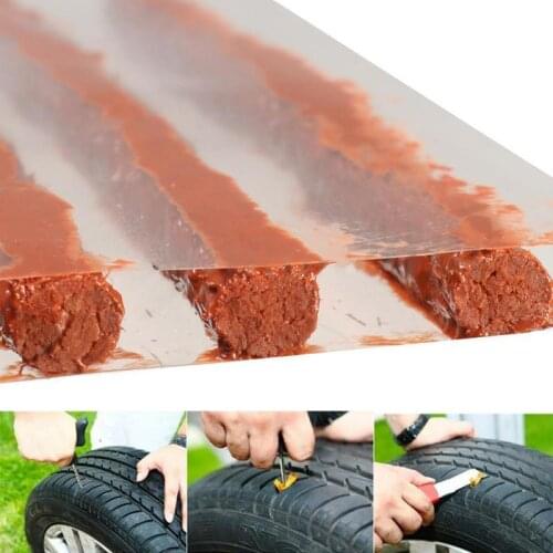10/20PCS Car Tire Repair Strip Motor Tubeless Tire Tyre Wheels Puncture Plug Seal Tape Repair Tendon Rubber Strip Garage Tools