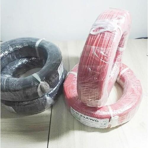 10M high temperature flexible silicone cable color option 22awg silicone wire Multimeter lead wire cable