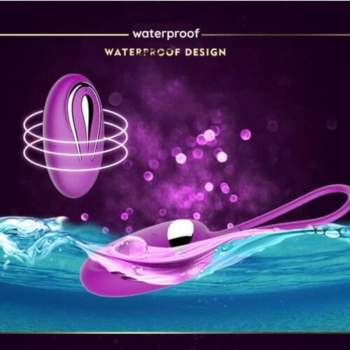 12 Frequency Female Wireless Egg Jumping Masturbator Safety Silicone Skin-friendly Comfort Toy Vibration Compact Adult Products