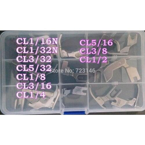 NO:2 SET FOOT Industrial Sewing Machine Presser Foot FEET for Brother Juki for Mitsubishi Nakajima Rex for Singer Siruba Toyota