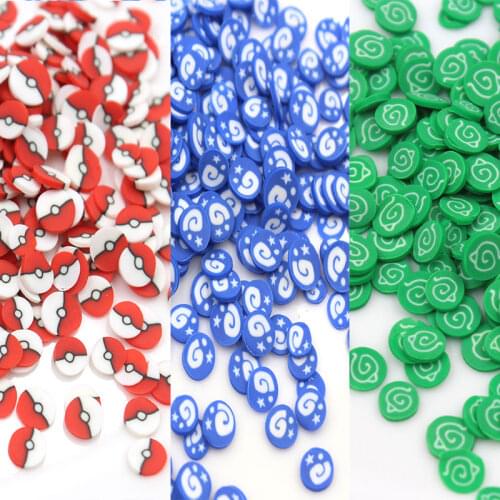 50g/Lot Sign Mark Polymer Clay Brand Slices Soft Pottery for Nail Arts Decoration Crafts Filler Accessories