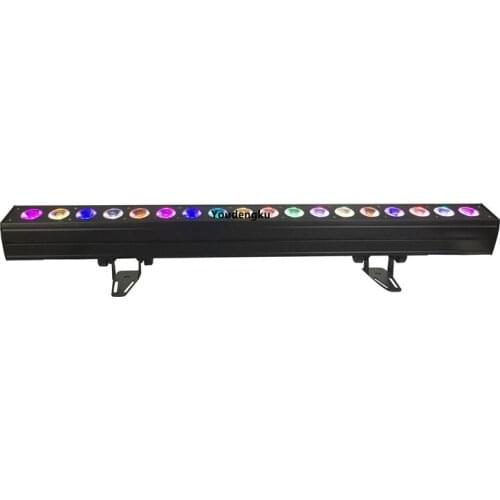6 pieces DMX LED pixel bar 18Pcs *10W RGBW 4-in-1 led wall wash light Indoor use wall washer