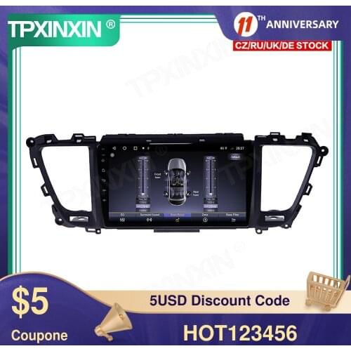 For Kia Carnival 2015-2019 128G Android 10 Car Multimedia Player GPS Navigation Head Unit Auto Radio Audio Stereo Tape Recorder