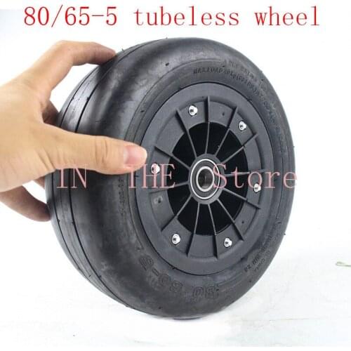 DIY Go-kart wheels 80/60-5 tubeless tire vacuum tyre and wheel hub fit for Electric Four-Wheel motorcycle electric scooter whee
