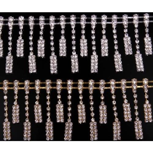 Free Shipping 5yards Rhinestone crystal Chain Bridal Sash Rhinestone Applique, Wedding Applique,Rhinestone Trimming LSRT065