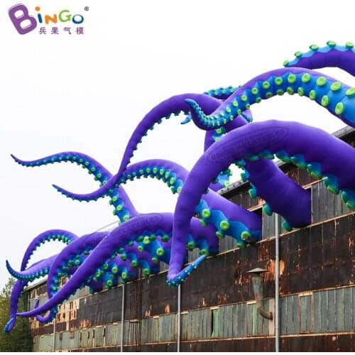 Free Shipping 3~7 Meters High Inflatable Octopus Tentacle For Building Decoration - BG-O00Y01