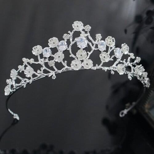 CC Crown Tiara Hairband Fashion Jewelry Priness Hairwear Wedding Hair Accessories For Women Bride Headwear Shine CZ Stone XY812