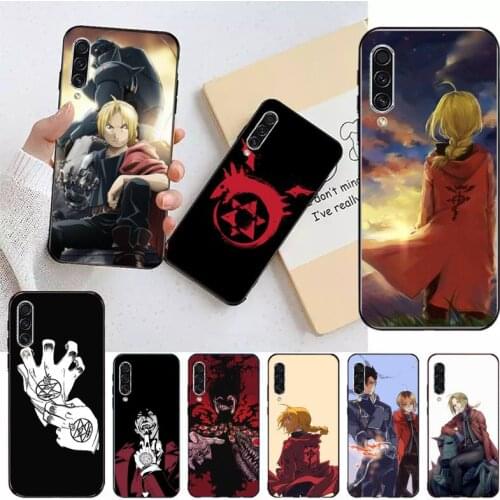 Fullmetal Alchemist FMA Brotherhood Phone Case For Samsung galaxy S 9 10 20 A 10 21 30 31 40 50 51 71 s note 20 j 4 2018 plus