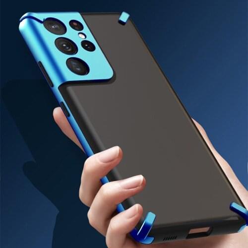 For Samsung Galaxy S21 Plus S21 Ultra 5G case PC + TPU Case Matte cover For camera protection case For samsung galaxy A72 A52