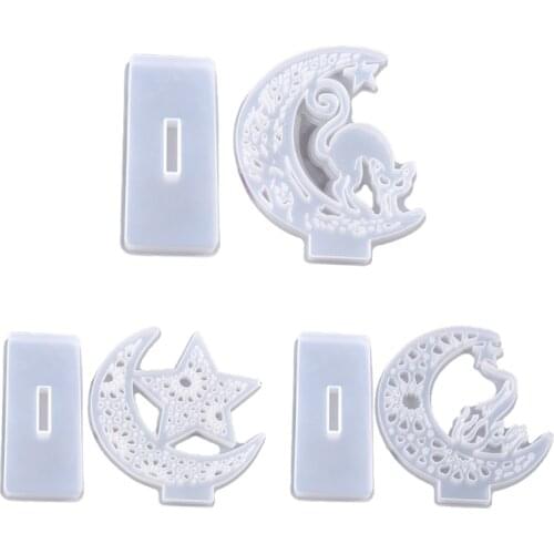 Display Board Base Table Ornaments Silicone Mould DIY Crafts Jewelry Decorations Making Tool Crystal Epoxy Resin Mold W0YA