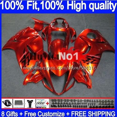 Injection For SUZUKI Hayabusa GSXR 1300 GSXR-1300 29MC.6 Gloss orange GSXR1300 2008 2009 2010 2011 2012 08 09 10 11 12 Fairing