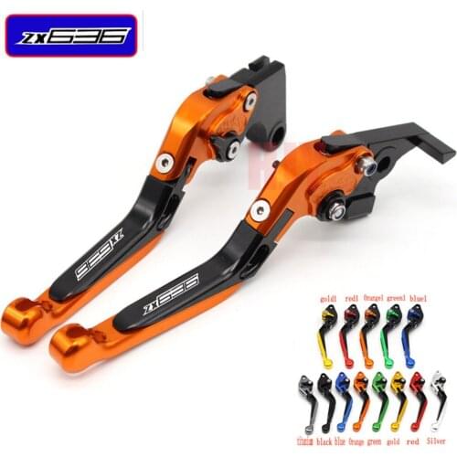!Logo(ZX 636) For Kawasaki ZX636R ZX636 ZX 636 2000-2004 2001 2002 2003 CNC Motorcycle Brake Clutch Levers