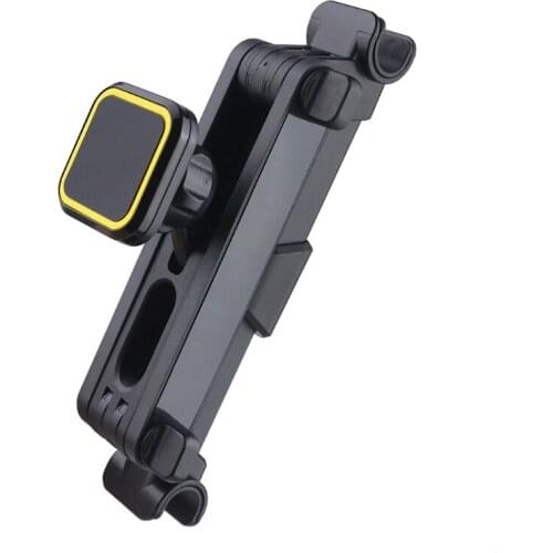 Magnetic Car Headrest Mount Bracket Car Backseat Phone Holder Stand Cradle for i-phone Hua-wei 3 to 7 inch Smartphone