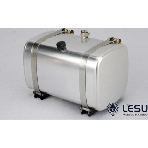 LESU 1/14 70x52x52MM Metal Oil Tank for 1/14 RC TAMIYA Hydraulic Dumper Tractor Truck Model Scania Benz