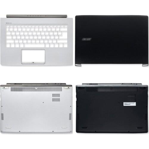 New portable lcd back cover/bottom case for acer aspire s 13 S5-371 S5-371T black 60. gchn2.001 white 60. gcjn2.001