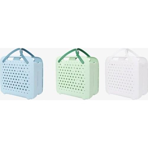 2021 New Dirty Clothes Basket Folding Plastic Wall Hanging Portable Retractable Storage Case Toy Bathroom Office Supples