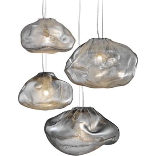 Nordic Design LED Glass Pendant Lamp Personality Loft Hanging Bar Decoration Living Room Indoor Lighting