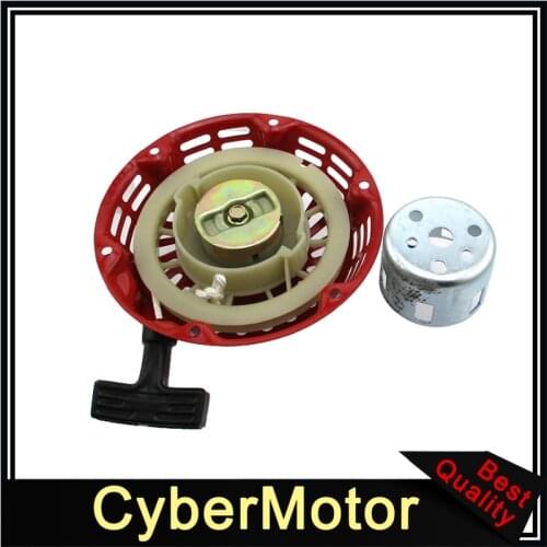Red Recoil Pull Starter With Cup For Honda 5.5HP GX160 6.5HP GX200 Engine
