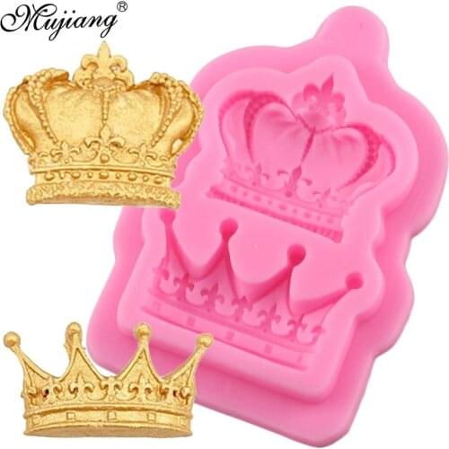 Princess Crown Silicone Cake Mold For Candy Chocolate Jelly Baking Mould Sugarcraft Cupcake Topper Fondant Cake Decorating Tools