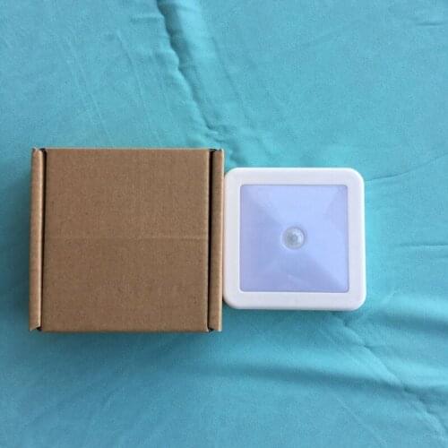 PIR Motion Sensor LED Night light Auto On Off Battery Operated Night Lamp Wall Light For Hallway Pathway Staircase Bedside