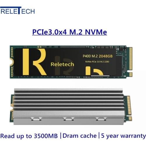 Reletech SSD M2 NVMe PCIe 256gb 512GB 1TB 2TB M.2 Solid State Drive Independent Cache 2280 Internal Hard Disk for Laptop Desktop
