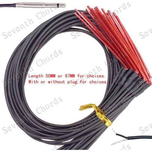 High Sensitive Transducer Under Saddle Piezo Pickup Passive Film Pickup for Ukulele Acoustic Classical Guitar - Length 50 or 60M