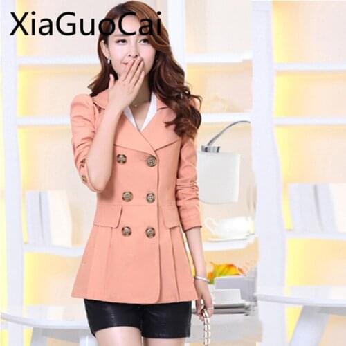 Женские плащи-ветровки XiaGuoCai China At AliExpress