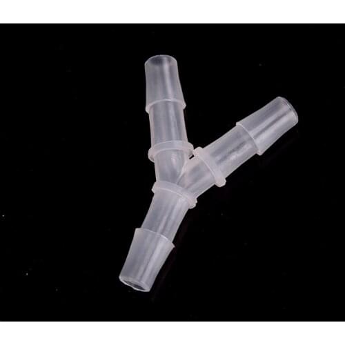 1PCS Y Type Hose Water Pipe Connectors Equal Tee Plastic Hose 5 Sizes Aquarium Pipe 3.5-12.7mm