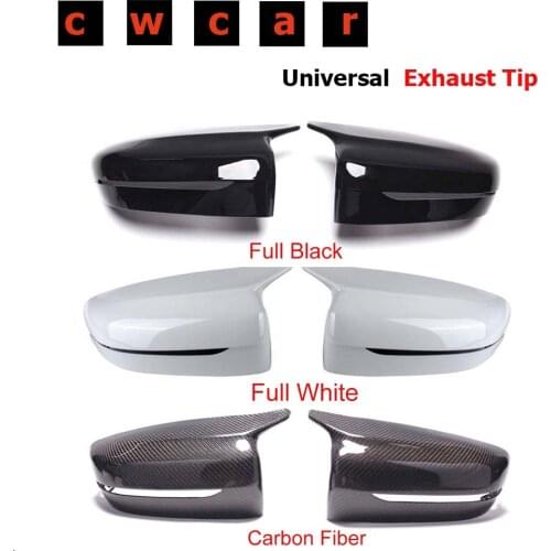 1 Pair Carbon/ABS Material LHD Rearview Mirror Cover For BMW G11 G12 Rear Side View mirror caps For 5 Series BMW G30 G38 2017