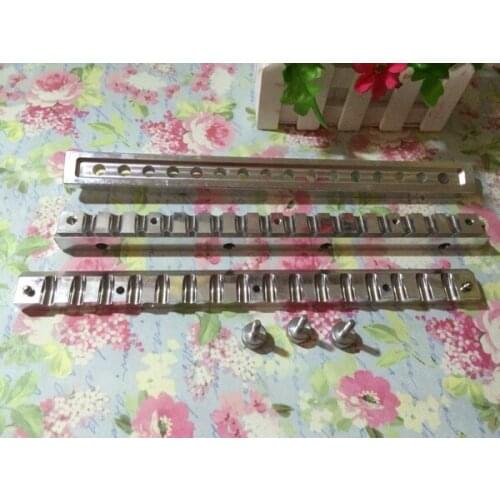 Aluminium lipstick mould 12 cavities for DIY lip balm filling siut for 9mm dia tube