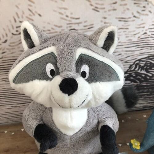 Authntic Pocahontas Meeko Raccoon Plush Toy Cute Stuffed Animals Baby Kids Toys 26cm